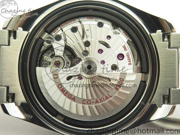 0524 FlexibleFit Aqua Terra 150M SS VSF 1:1 Best Edition Black Wave Textured Dial RG Hand on SS Bracelet A8500 Super Clone 8032